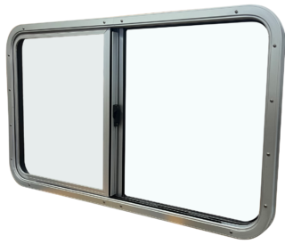 Wynne's sliding model 300 custom aluminum boat window